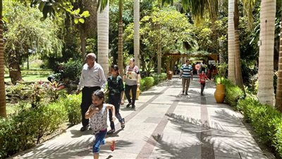 استمرار استقبال الحديقة النباتية لزوارها بـ رابع أيام عيد الأضحى فى أسوان