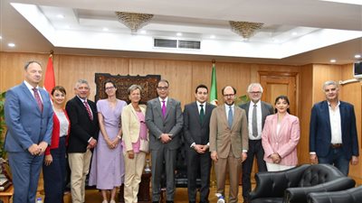 محافظ الفيوم يبحث مع رئيسة وفد الاتحاد الأوروبي في مصر تعزيز سبل التعاون المشترك