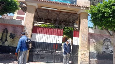 تطهير وتعقيم شامل.. استعداد 12 لجنة لاستقبال 4200 طالب في امتحانات الثانوية العامة بدسوق في كفر الشيخ 
