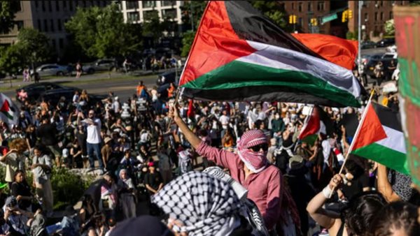 مظاهرات داعمة لغزة