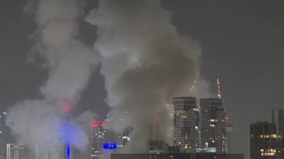 انفجار وابل من الصواريخ الإيرانية في تل أبيب