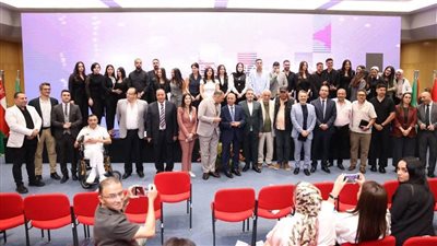 بحضور نقيب المهن التمثيلية.. مناقشة 5 مشاريع تخرج بقسم الإعلام بالأكاديمية العربية للعلوم والتكنولوجيا | صور