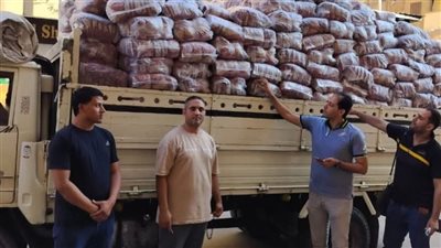 ضبط 5 أطنان و250 كيلو مكرونة تموين و460 اسطوانة غاز قبل بيعهم بالسوق السوداء بالبحيرة