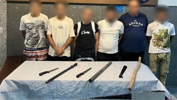 المتهمين بحوزة المضبوطات