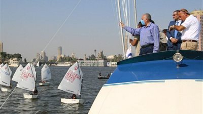 وزير الري يُطلق إشارة بدء فعاليات سباقات المراكب الشراعية: يجب الحفاظ على نهر النيل (صور)