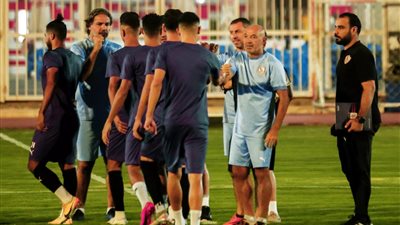 تقسيمة قوية للاعبي الزمالك في نهاية المران وحضور تيجانا