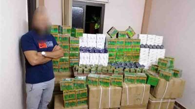 القبض على متهم بحوزته 125 ألف قرص دوائي مجهول المصدر