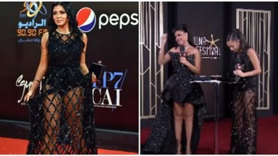 ابنة رانيا يوسف ترتدي فستان “البطانة” الشهير.. وتؤكد: “ماما عملت قلبان”