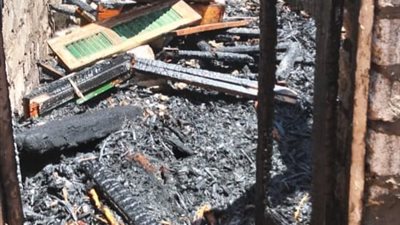 حريق يلتهم 3 أحواش في مركز المراغة بسوهاج | صور