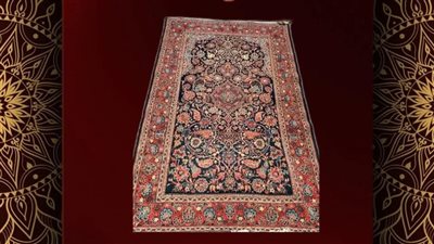 متحف ركن فاروق يعرض سجادة نادرة من الصوف الخالص 