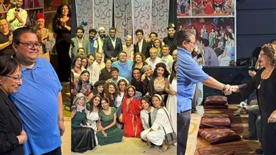 بحضور ميمي جمال وسميرة عبد العزيز.. خالد جلال يُعلن عن بدء عرض مسرحية حواديت | صور