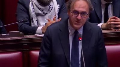 برلماني إيطالي لـ القاهرة 24: صمت روما على مجازر غزة مخزٍ.. وترامب ونتنياهو يدفعان العالم نحو حرب عالمية ثالثة