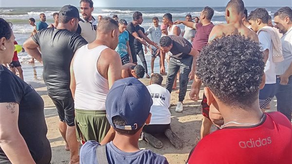 غرق شاب بشاطئ بورسعيد