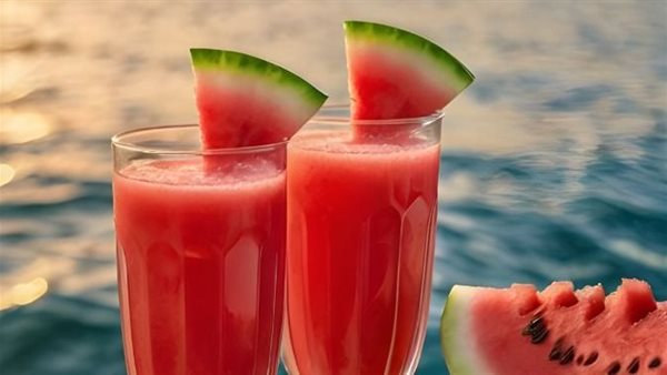 طريقة عمل عصير بطيخ