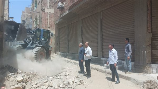 جانب من الإزالة 