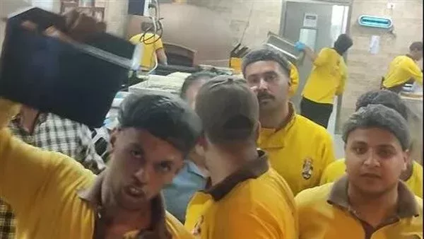 جانب من المشاجرة