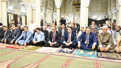 محافظ الفيوم يشهد الاحتفال بالعام الهجري الجديد بمسجد ناصر الكبير