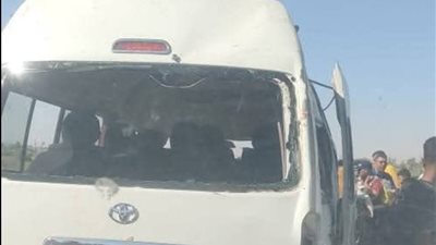 إصابة 19 شخصًا في تصادم ميكروباص وملاكي بسوهاج | أسماء