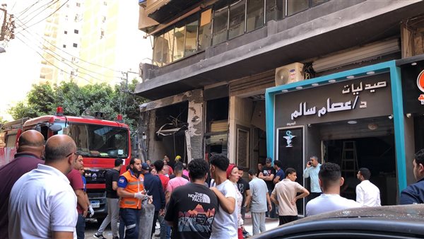 حريق مطعم شهير بالمحلة