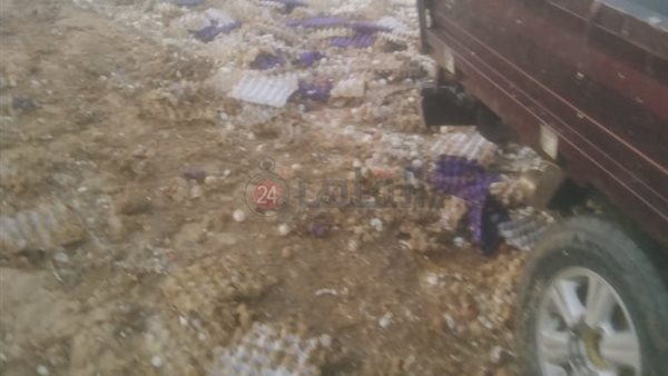 جانب من الحادث 