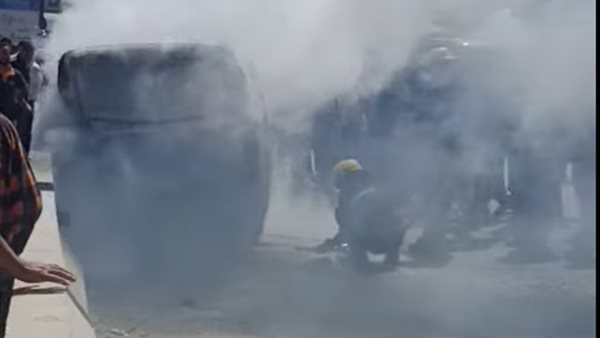 جانب من الحادث 