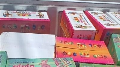 ضبط 1200 قطعة حلوى مجهولة المصدر داخل مخزن غير مرخص بإسنا