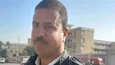 أهالي ميت كنانة يشيعون جثمان أمين الشرطة ضحية الدهس بالقليوبية