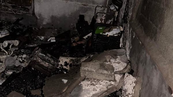 جانب من الحريق 