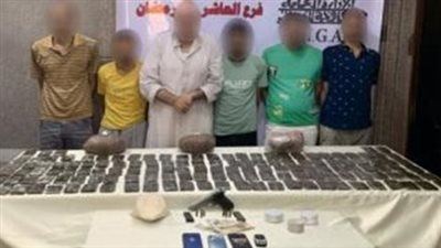 316 كجم حشيش وهيروين.. القبض على عناصر إجرامية بحوزتهم مخدرات بقيمة 44 مليون جنيه