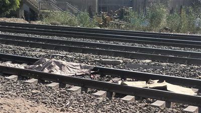 مصرع طالب صدمه قطار داخل محطة مغاغة في المنيا
