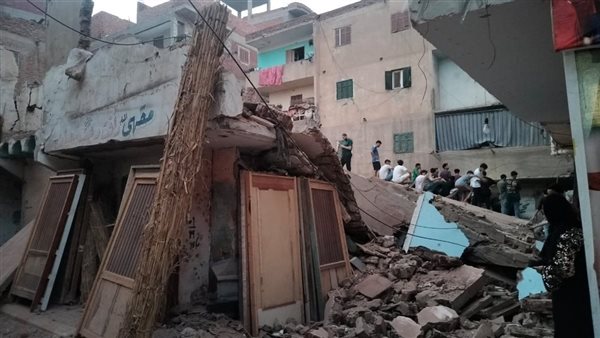 العقار المنهار بمدينة