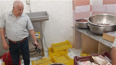 ضبط طن لحوم فاسدة بطوخ وغلق ثلاجة مخالفة بالتعاون مع الصحة والتموين