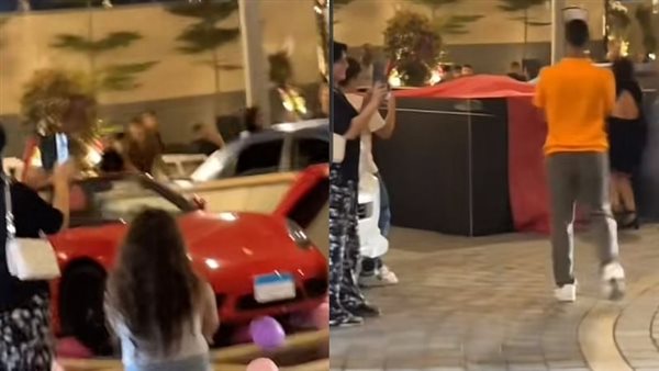 شخص يهدي فتاة سيارة