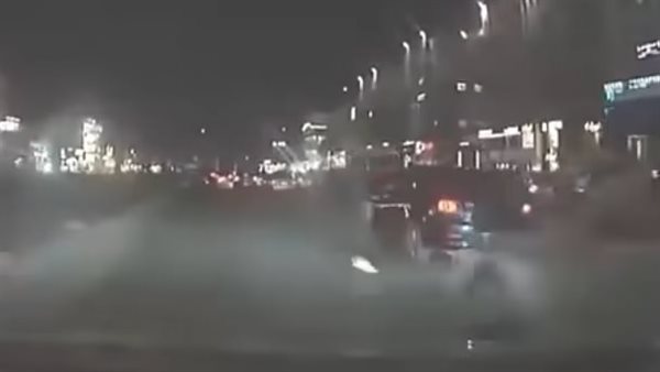 جانب من الحادث 