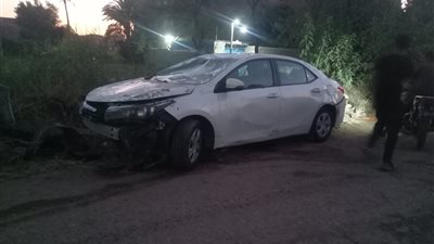 مصرع شاب إثر انقلاب ملاكي في ترعة بسوهاج