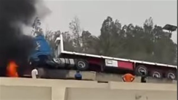 جانب من الحادث 