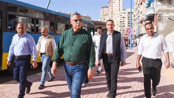 جولة محافظ الإسكندرية