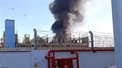 اندلاع حريق بمصنع أقمشة في المنطقة الصناعية الثانية بالعاشر من رمضان