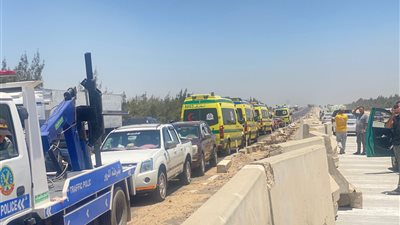 مسؤول بهيئة الطرق: موقع حادث الإقليمي الجديد به أعمال صيانة.. والسائقون تجاوزوا السرعة المقررة