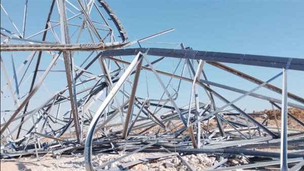 انهيار برج كهرباء