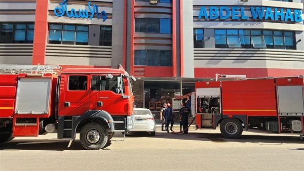 حريق بمطعم مشويات