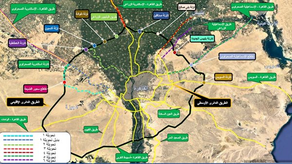 خريطة التحويلات المرورية