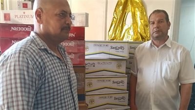 تموين بني سويف تضبط سلعًا تموينية دون فواتير في حملة موسعة على المحال العامة بمركز الواسطى