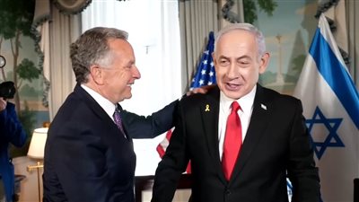  قبيل محادثاته في البيت الأبيض مع ترامب.. نتنياهو يلتقي وزير الخارجية الأمريكي والمبعوث ويتكوف