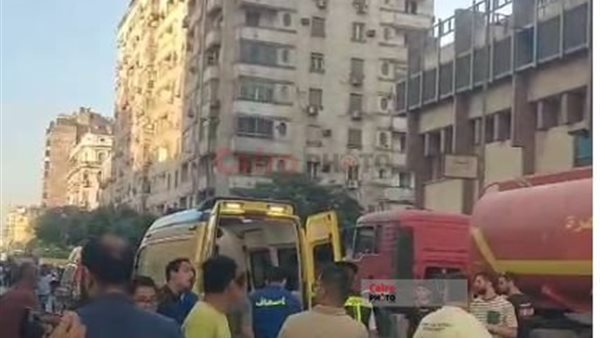 حريق سنترال رمسيس