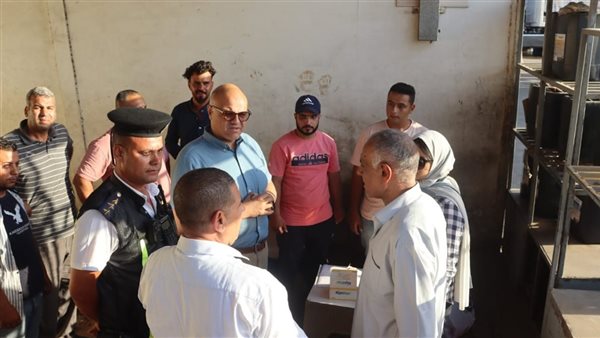 محافظ القليوبية خلال