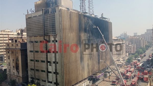 حريق سنترال رمسيس