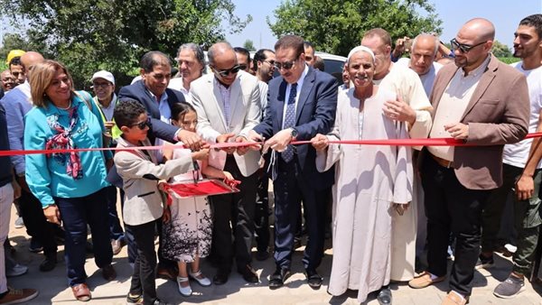 افتتاح محطة صرف صحي