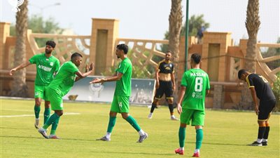 المصري يفتتح وديات الاستعداد للموسم الجديد بالفوز على القابوطي بخماسية| صور