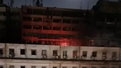 السيطرة على حريق نشب مجددا في سنترال رمسيس